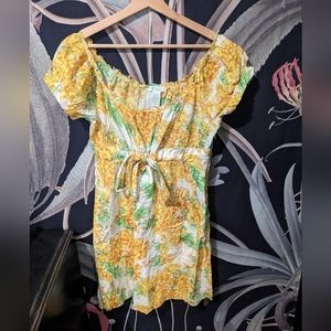 Vintage Forever 21 Pineapple Dress